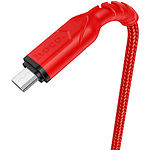 Изображение Кабель HOCO X59 Red (6931474744906) USB/Micro-USB, 1м, 2.4A, nylon+TPE #3 Фото Кабель HOCO X59 Red (6931474744906) USB/Micro-USB, 1м, 2.4A, nylon+TPE #3