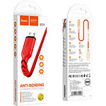 Изображение Кабель HOCO X59 Red (6931474744906) USB/Micro-USB, 1м, 2.4A, nylon+TPE #4 Фото Кабель HOCO X59 Red (6931474744906) USB/Micro-USB, 1м, 2.4A, nylon+TPE #4
