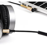 Фото Кабель HOCO UPA02 Black (6957531025689) Аудио 3,5mm 4pin джек/3,5mm джек + microphone ,2м,AUX кабель #2