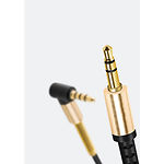 Фото Кабель HOCO UPA02 Black (6957531025689) Аудио 3,5mm 4pin джек/3,5mm джек + microphone ,2м,AUX кабель #3