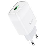 Изображение Сетевое ЗУ Hoco C72Q Glorious White (6931474732514) ,1*USB-A, QC3.0,18W Фото Сетевое ЗУ Hoco C72Q Glorious White (6931474732514) ,1*USB-A, QC3.0,18W