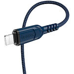 Изображение Кабель HOCO X59 Blue (6931474744883) USB/Lightning, 1м, 2.4A, nylon+TPE #1 Фото Кабель HOCO X59 Blue (6931474744883) USB/Lightning, 1м, 2.4A, nylon+TPE #1