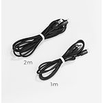 Изображение Кабель HOCO X14 Black (6957531062905) USB/Micro-USB, 2м, 2A, nylon+aluminum #3 Фото Кабель HOCO X14 Black (6957531062905) USB/Micro-USB, 2м, 2A, nylon+aluminum #3