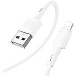 Изображение Кабель HOCO X83 White (6931474770875) USB/Lightning, 1м, 2.4A, PVC Фото Кабель HOCO X83 White (6931474770875) USB/Lightning, 1м, 2.4A, PVC