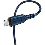 Изображение Кабель HOCO X59 Blue (6931474744913) USB/Micro-USB, 1м, 2.4A, nylon+TPE #1 Фото Кабель HOCO X59 Blue (6931474744913) USB/Micro-USB, 1м, 2.4A, nylon+TPE #1