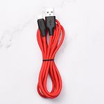 Фото Кабель HOCO X21 Plus Black-Red (6931474711823) USB/Lightning, 1м, 2.4A, silicone #1