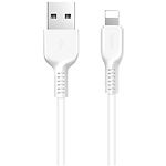 фото Кабель HOCO X13 White (6957531061151) USB/Lightning, 1м, 2.4A, PVC