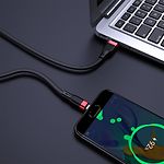 Изображение Кабель HOCO U72 Black (6931474713278) USB/Micro-USB, 1.2м, 3A, silicone+TPE #2 Фото Кабель HOCO U72 Black (6931474713278) USB/Micro-USB, 1.2м, 3A, silicone+TPE #2
