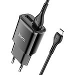 Изображение Сетевое ЗУ Hoco C88A Star round dual Black (6931474749529) ,2*USB-A,2.4А +Cable micro-USB Фото Сетевое ЗУ Hoco C88A Star round dual Black (6931474749529) ,2*USB-A,2.4А +Cable micro-USB