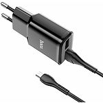 Изображение Сетевое ЗУ Hoco C88A Star round dual Black (6931474749529) ,2*USB-A,2.4А +Cable micro-USB #1 Фото Сетевое ЗУ Hoco C88A Star round dual Black (6931474749529) ,2*USB-A,2.4А +Cable micro-USB #1