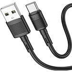 Фото Кабель HOCO X83 Black (6931474770905) USB/Type-C, 1м, 3A, PVC