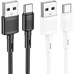 Фото Кабель HOCO X83 Black (6931474770905) USB/Type-C, 1м, 3A, PVC #1