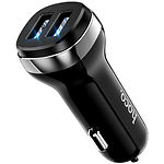 Изображение Автомобильное ЗУ Hoco Z40 dual Black (6931474739650) 2*USB-A, 2.4A Фото Автомобильное ЗУ Hoco Z40 dual Black (6931474739650) 2*USB-A, 2.4A
