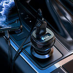 Изображение Автомобильное ЗУ Hoco Z40 dual Black (6931474739650) 2*USB-A, 2.4A #3 Фото Автомобильное ЗУ Hoco Z40 dual Black (6931474739650) 2*USB-A, 2.4A #3