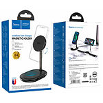 Изображение Беспроводное Wireless ЗУ HOCO CW40 Noble 3-in-1 Black (6931474777058) Холдер/, QC3.0 #5 Фото Беспроводное Wireless ЗУ HOCO CW40 Noble 3-in-1 Black (6931474777058) Холдер/, QC3.0 #5