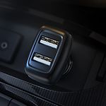 Фото Автомобильное ЗУ Hoco Z36 dual Black (6931474727718) 2*USB-A, 2.4A #3