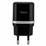 Фото Сетевое ЗУ Hoco C12 Smart dual Black (6957531063094) , 2*USB-A, 2.4А