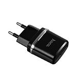 Фото Сетевое ЗУ Hoco C12 Smart dual Black (6957531063094) , 2*USB-A, 2.4А #3