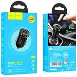 Изображение Автомобильное ЗУ Hoco Z44 Black (6931474757241) USB-A + Type-C, PD 20W, QC3.0 #3 Фото Автомобильное ЗУ Hoco Z44 Black (6931474757241) USB-A + Type-C, PD 20W, QC3.0 #3
