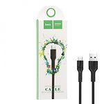 Изображение Кабель HOCO U31 Black (6957531053859) USB/Lightning, 1м, 2.4A, nylon+TPE #2 Фото Кабель HOCO U31 Black (6957531053859) USB/Lightning, 1м, 2.4A, nylon+TPE #2
