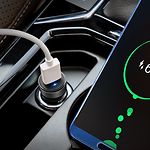 Фото Автомобильное ЗУ Hoco Z32 Black (6931474711540) USB-A, QC3.0, 18W, 3A #2
