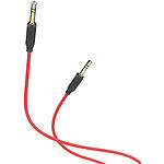 Фото Кабель HOCO UPA11 Black-Red (6957531079309) Аудио 3,5mm джек/3,5mm джек, 1м, AUX кабель