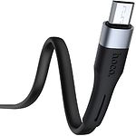 Изображение Кабель HOCO X34 Black (6931474707376) USB/Micro-USB, 1м, 2.4A, TPE+aluminum #1 Фото Кабель HOCO X34 Black (6931474707376) USB/Micro-USB, 1м, 2.4A, TPE+aluminum #1