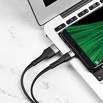 Изображение Кабель HOCO X34 Black (6931474707376) USB/Micro-USB, 1м, 2.4A, TPE+aluminum #2 Фото Кабель HOCO X34 Black (6931474707376) USB/Micro-USB, 1м, 2.4A, TPE+aluminum #2
