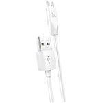 Изображение Кабель HOCO X1 White (6957531032038) USB/Micro-USB, 1м, 2.4A, PVC Фото Кабель HOCO X1 White (6957531032038) USB/Micro-USB, 1м, 2.4A, PVC
