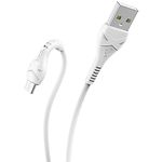 Изображение Кабель HOCO X37 White (6931474710505) USB/Micro-USB, 1м, 2.4A, PVC #3 Фото Кабель HOCO X37 White (6931474710505) USB/Micro-USB, 1м, 2.4A, PVC #3