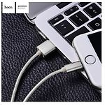Изображение Кабель HOCO X2 Tarnish (6957531032168) USB/Lightning, 1м, 2.4A, nylon+aluminum #1 Фото Кабель HOCO X2 Tarnish (6957531032168) USB/Lightning, 1м, 2.4A, nylon+aluminum #1