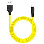 Изображение Кабель HOCO X21 Plus Black-Yellow (6931474711847) USB/Lightning, 1м, 2.4A, silicone #2 Фото Кабель HOCO X21 Plus Black-Yellow (6931474711847) USB/Lightning, 1м, 2.4A, silicone #2