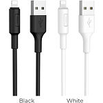 Изображение Кабель HOCO X25 Black (6957531080107) USB/Lightning, 1м, 2A, PVC #3 Фото Кабель HOCO X25 Black (6957531080107) USB/Lightning, 1м, 2A, PVC #3
