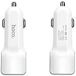 Фото Автомобильное ЗУ Hoco Z23 dual White (6957531078029) 2*USB-A,2.4A +кабель Micro-USB #1