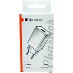 Фото Сетевое ЗУ Mibrand MI-206Q White (MIWC/206QUW) USB-A, 2A, 18W, QC3.0 #1