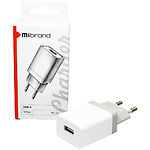 Изображение Сетевое ЗУ Mibrand MI-01 White (MIWC/1UW) 1A, USB-A #3 Фото Сетевое ЗУ Mibrand MI-01 White (MIWC/1UW) 1A, USB-A #3