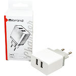 Фото Сетевое ЗУ Mibrand MI-02 White (MIWC/2UW) 1A, 2* USB-A #3