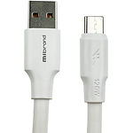 Фото Кабель Mibrand MI-98 White (MIDC/98MW) USB/Micro-USB, 1м, 120W, PVC Tube Cable
