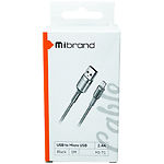 Изображение Кабель Mibrand MI-71 Black (MIDC/71MB) USB/Micro-USB, 1м, 2.4A, Metal Braided Cable #1 Фото Кабель Mibrand MI-71 Black (MIDC/71MB) USB/Micro-USB, 1м, 2.4A, Metal Braided Cable #1