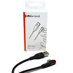 Фото Кабель Mibrand MI-11 Black (MIDC/11TB) USB/Type-C, 1м, 2A, Two Colour Elbow Charging Line #3