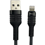 Фото Кабель Mibrand MI-13 Black-Grey (MIDC/13LBG) USB/Lightning , 1м, 2A, Feng World Charging Line #1