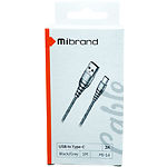 Фото Кабель Mibrand MI-14 Black-Grey (MIDC/14TBG) USB/Type-C, 1м, 2A, Fishing Net Charging Line #1