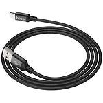 Изображение Кабель HOCO X14 Black (6957531062820) USB/Lightning, 1м, 2A, nylon+aluminum #5 Фото Кабель HOCO X14 Black (6957531062820) USB/Lightning, 1м, 2A, nylon+aluminum #5