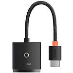 фото Переходник Baseus WKQX010001 Lite Black HDMI папа (сигнал) в VGA мама (устройство)