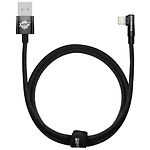 Фото Кабель Baseus CAVP000001 MVP 2 Elbow-shaped USB/Lightning, 1м, Black, 2.4A