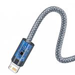 Изображение Кабель Baseus CALD000416 Dynamic Series Fast Charging Data Cable USB/Lightning 1м, Grey, 2.4A #3 Фото Кабель Baseus CALD000416 Dynamic Series Fast Charging Data Cable USB/Lightning 1м, Grey, 2.4A #3