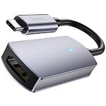 Изображение Переходник HOCO UA20 Metal Gray (6931474770264) USB Type-C --> HDMI Фото Переходник HOCO UA20 Metal Gray (6931474770264) USB Type-C --> HDMI