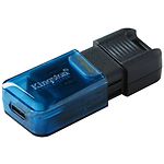 Изображение USB Flash 256GB KINGSTON DataTraveler 80M USB Type-C 3.2 Black/Blue (DT80M/256GB) W200/R60 Mb/s #1 Фото USB Flash 256GB KINGSTON DataTraveler 80M USB Type-C 3.2 Black/Blue (DT80M/256GB) W200/R60 Mb/s #1