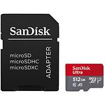 Изображение microSD XC 512 GB SanDisk Ultra Class10 UHS-I U1 A1 (SDSQUAC-512G-GN6MA) SD адаптер Фото microSD XC 512 GB SanDisk Ultra Class10 UHS-I U1 A1 (SDSQUAC-512G-GN6MA) SD адаптер