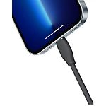 Изображение Кабель Baseus CAGD000101 Jelly Liquid Silica Gel Fast Charging & Data USB/Lightning, 2м Black,2.4A #3 Фото Кабель Baseus CAGD000101 Jelly Liquid Silica Gel Fast Charging & Data USB/Lightning, 2м Black,2.4A #3